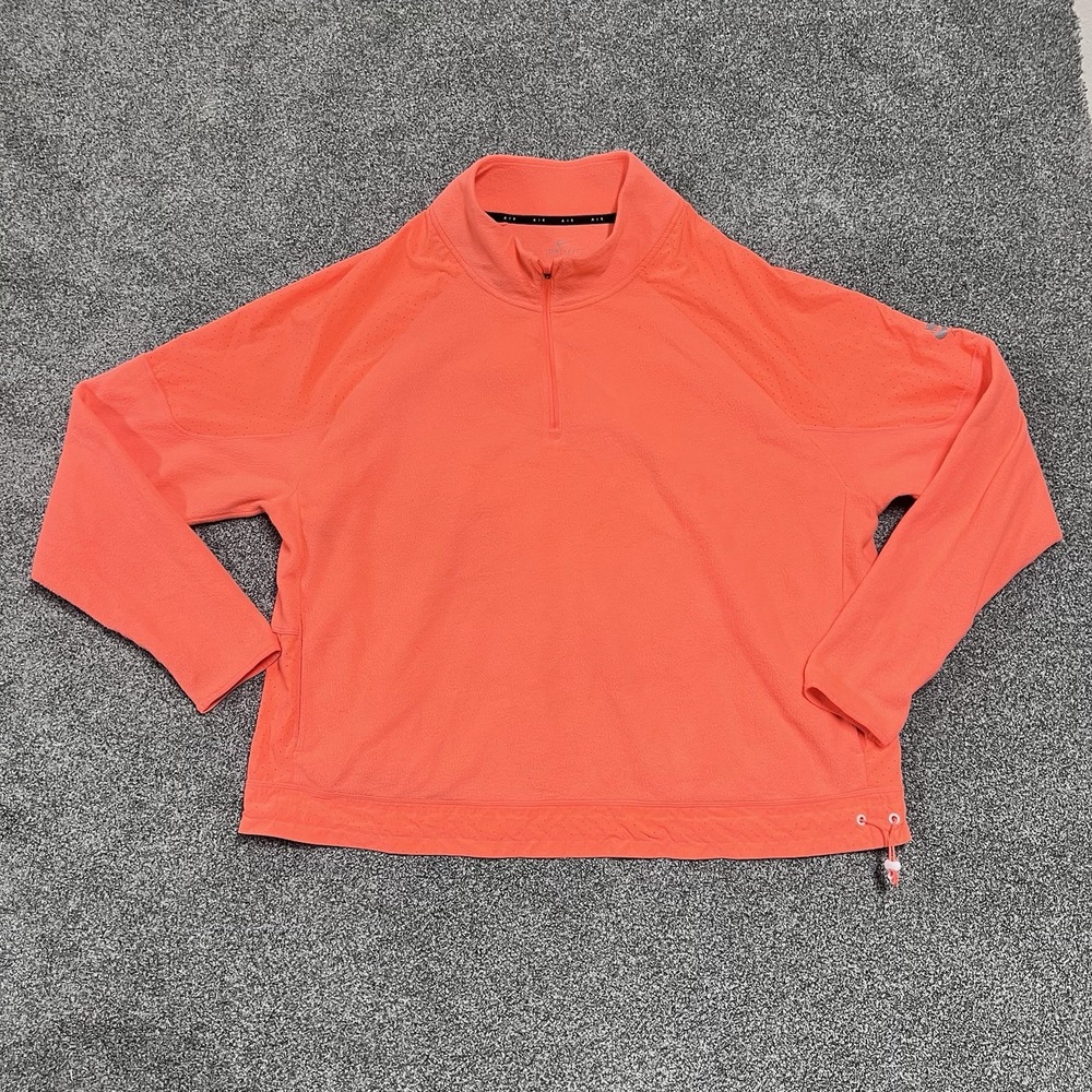 Nike Dri-FIT Quarter Zip Pullover Womens 1X Pink Athletic Running Top Nike Air